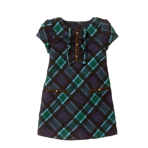 Janie and Jack Other - Janie and jack beautiful juniper plaid girls dress size 5 GUC